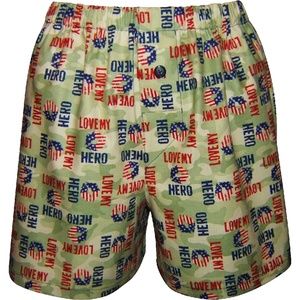 Love My Heroes Boxers